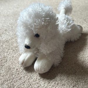 COPY - White poodle stuffed animal